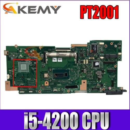 PT2001 Motherboard REV1.2 i5-4200 CPU For ASUS PT2001 Laptop mainboard PT2001 mainboard Tested 100% OK