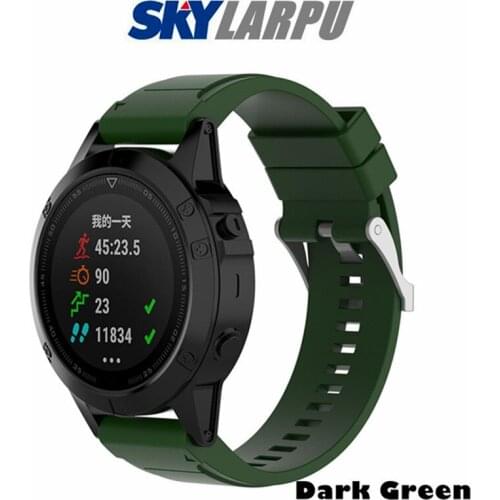 Smart Watch Silicone Strap for Garmin Fenix 5 Bracelet Sports Replace Quick Release Replacement Belt Free Shipping