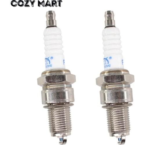 2pcs Spark Plug For Champion RC12YC Kohler 12 132 02-S Deere M78543 Gas Engines Garden Tool Rep Briggs & Stratton 491055 805015
