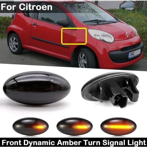 2Pcs For Citroen C1 C2 C3 C4 C5 C6 Xsara C-Crosser C-Elysee Berlingo Dispatch Spacetourer LED Side Marker Lamp Turn Signal Light