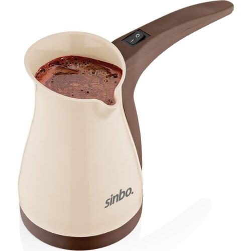 Turkish Coffee Maker Electrical Pot Home Office Kettle Milk Tea Espresso Cappuccino Turkish Greek Yemeni Coffee Maker Sinbo 2928