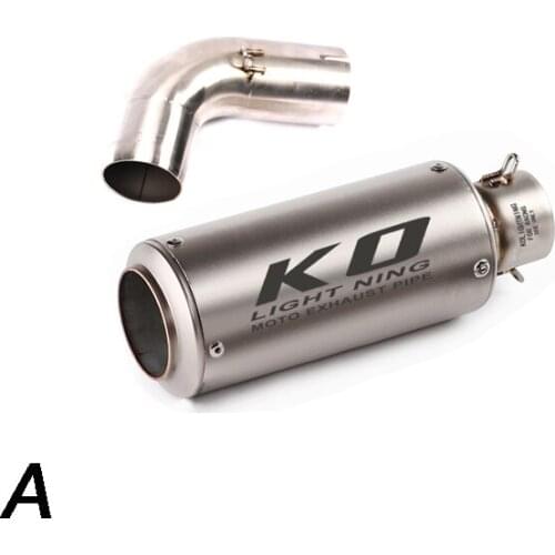 Escape Motorcycle Exhaust Mid Link Pipe And 51mm Muffler Stainless Steel Exhaust System For Honda CB1000R 2009-2018