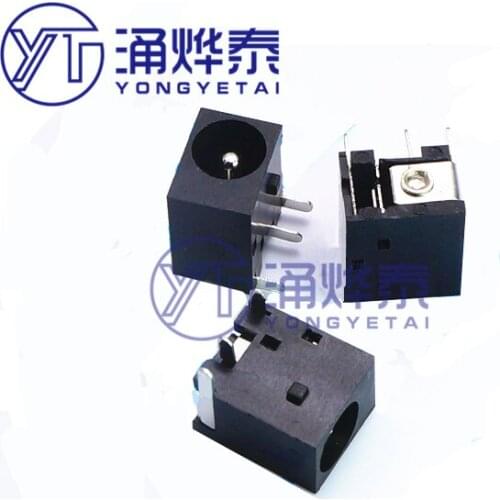 High quality DC044 5.5*2.1mm DC power socket DC power socket DC power socket 3 pin socket core free shipping