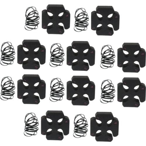 10 Pieces Sponge French Braids Hair Braider Hair Styling Accessories with 60 Pieces Rubber