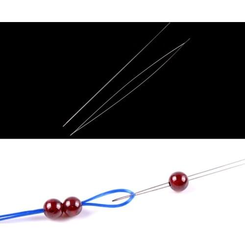 10 Pcs Big Eye Curved Beading Threading Needle DIY Bracelet Jewelry String 4.5/5.5/7.5/11.5cm