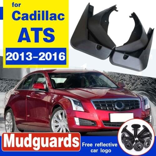 4pcs / Set car Front Rear Mud Flaps Splash Guard Fender Mudguards FOR Cadillac ATS 2013 2014 2015 2016 mud flap
