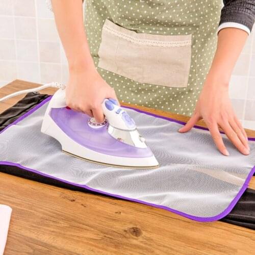 40x60cm High Temperature Ironing Cloth Ironing Pad Cover Household Protective Insulation Against Pressing Pad Boards Mesh Cloth
