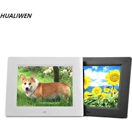 Goods digital photo frame 8-inch HD play electronic photo frame black advertising machine gift