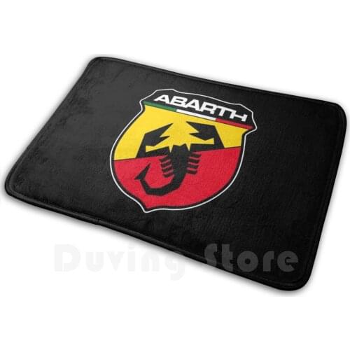 Abarth Logo Carpet Mat Rug Cushion Soft Abarth Fiat Racing Car 500 Alfa Romeo Classic Logo Lancia Vintage Italian
