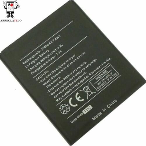 Battery for Wiko cinema Peax 2, Original capacity