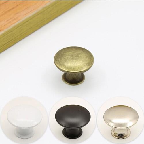 Antique Round Handle Zinc Alloy Drawer Handle Simple Retro Cabinet Door Handle Furniture Accessories Cabinet Handle