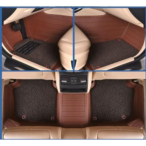 Myfmat car floor mats pad for Peugeot 301 207 307 2008 308 408 508 3008 RCZ 208 4008 308S Caddy Combi VR6 multivan Golf GTI CC