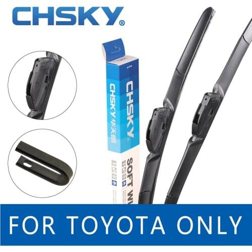 CHSKY Wiper Blades for Toyota Avensis T250 Verso Mk1 Mk3 Auris Corolla Camry RAV4 Prius Yaris 1998 to 2011 2012 2013 2014 2015