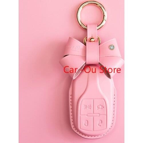 For Maserati Ghibli Levante Quattroporte Smart Key Keyless Remote Entry Fob Case Key Chain Car Accessories For Girls