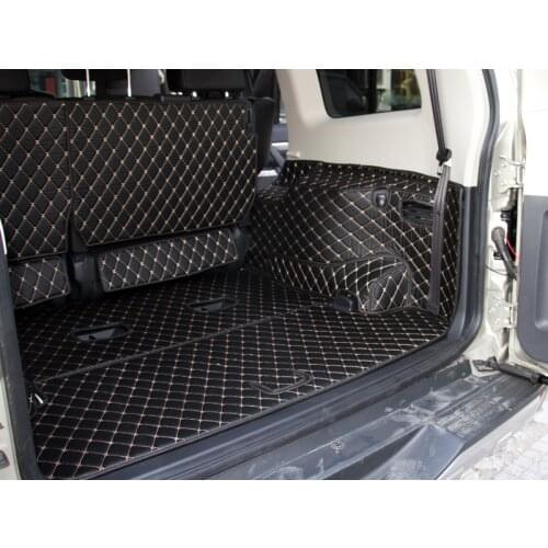 Good! Special trunk mats for Mitsubishi Pajero 7 seats 2018-2007 durable cargo liner boot carpets for Pajero 2016,Free shipping