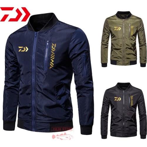Daiwa Fishing Jacket Men Spring Men Fishing Shirt Sports Hiking Fishing Wear Outdoor Fishing Clothes Casual Fishing Clothing