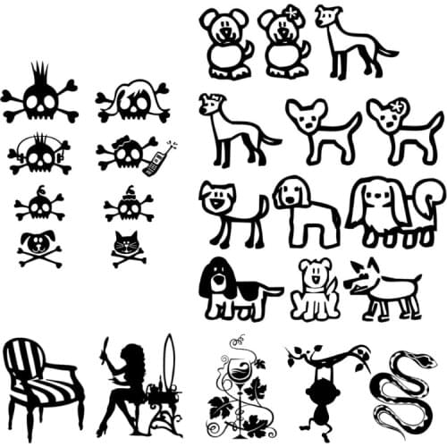 Dogs Metal Cutting Dies Stencil DIY Scrapbooking Album Paper Card Template Mold Embossing Craft Decoration 2021 New