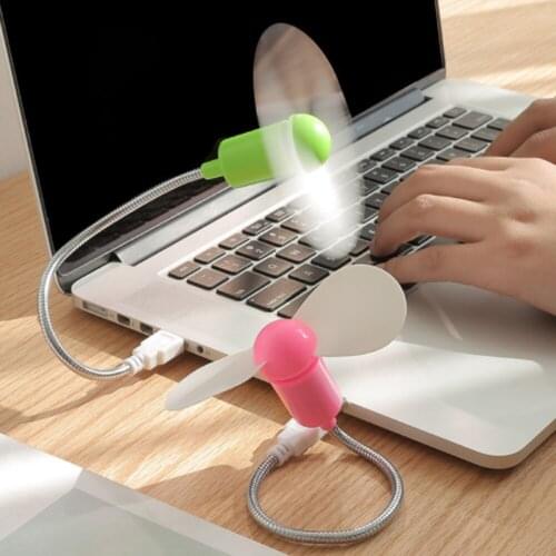 USB Mini Fan Notebook Desktop Cooling Fan Cooler Plastic Easy to carry Air Conditioning Appliances For Computer and power Bank