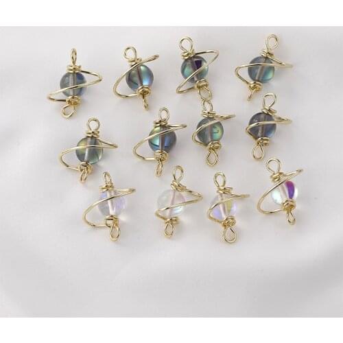 Minimum order 20pcs/lot handmade geometry shape copper charms diy jewelry earring/necklace/bracelet pendant accessory