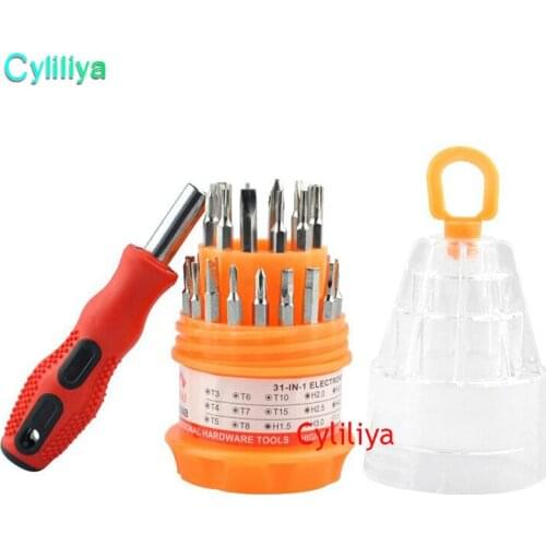 Multipurpose repairing 31 in 1 Precision Screwdrivers Kit Opening Repair Phone Tools Set For Mobile Phone