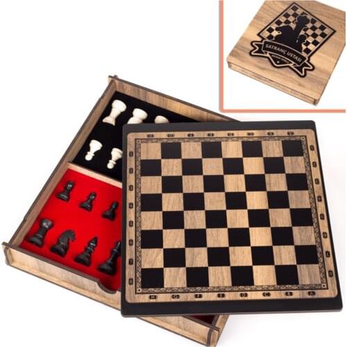 Vip Special Design Boxed Chess set Gift Embroidered Chess Set
