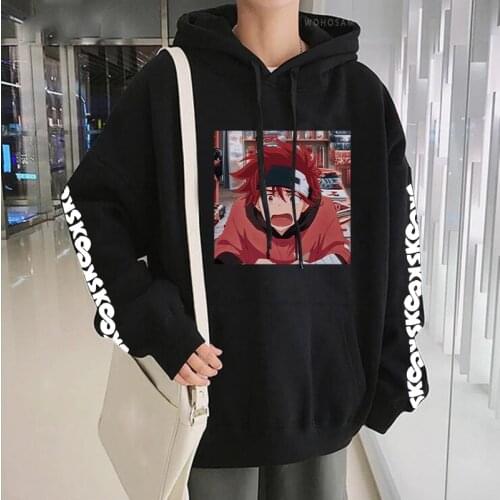 Latest Japan Anime Sk8 The Infinity Reki Hoodies Women Harajuku Cartoon Funny Graphic Men Korean Fashion Girls Sweet Sweatshirts