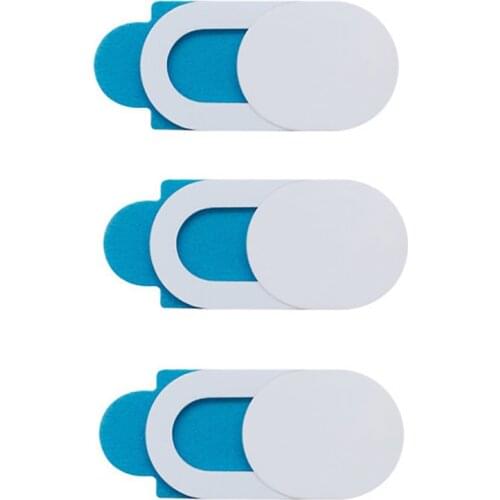 Oval Camera Privacy Protection Cover Ultra Slim Stronger Glue Privacy Online More Easy To Use Robust Sliding Plastic Cover Rack