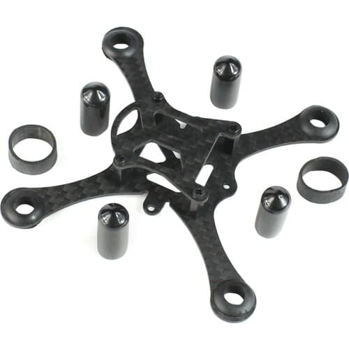 JMT Hollow Cup Rack Brushed Mini Drone Frame Kit 100MM Wheelbase Carbon Fiber for Indoor FPV Racing Airplane Accessory