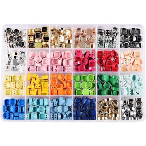 Rainbow Enamel Honeycomb Tile Beads Metal Bronzed Copper Beads Kit Bracelet Charms Jewelry Making for Girls Women Mothers Gift