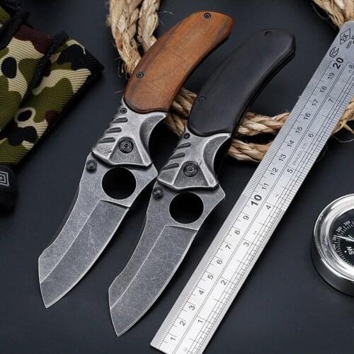 Tactical High Hardness Folding Knife Field Survival Multifunctional Hunting Knife Self-defense Outdoor Knife Cool Gift for Men