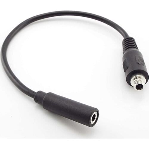 3.5mm Stereo female to Screw Female Headphone Extension Cable Aux Cable Audio Cable Power Line With a Screw Nut