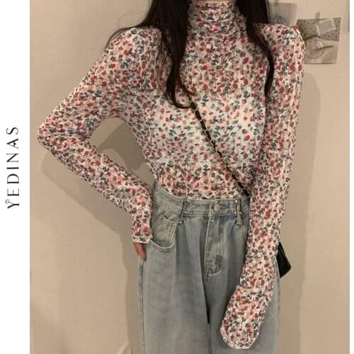 Yedinas Women's Transparent Shirts