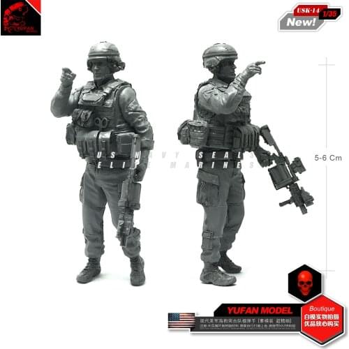 Yufan Model 1/35 Modern Us Seal Grenade Hand Resin Soldier Model Usk-14