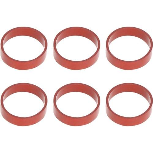 6 PCS 22mm Diesel Swirl Flap Blanks Replacement Bungs with Intake Manifold Gaskets for BMW 320d 330d 520d 525d 530d 730d