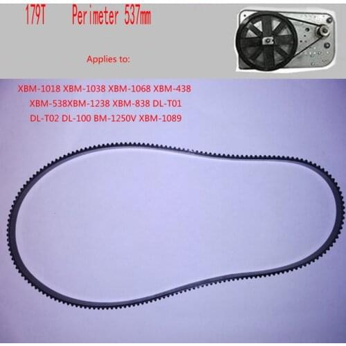 2 pcs/lot Bread Maker Parts 179T Perimeter 537mm Breadmaker Conveyor Belts Kitchen Appliance Parts