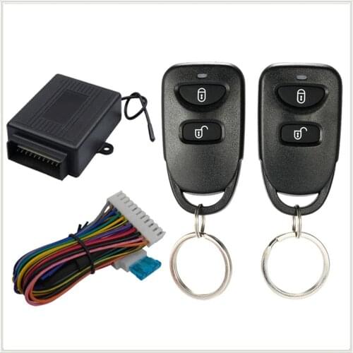 1Set Remote Control Central Locking Kit With LED Light For Car Door Lock Keyless Entry System With Trunk Release Button Hot Sell