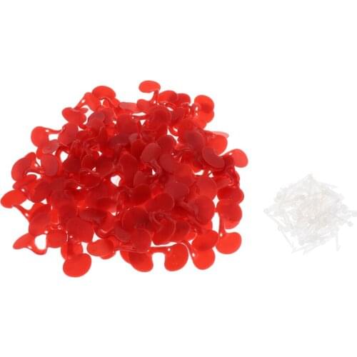 100 Pcs Chicken Pinless Peepers Poultry Glasses Blinders Anti-Pecking Tool