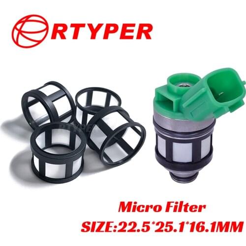100 PCS Fuel Injector 16600-1S700 JSD4-2 Micro Filter basket kit 12006 For NISSAN Frontier Xterra 2.4L