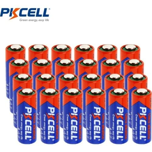 24pcs/lot PKCELL 12V A23 23A E23A MN21 Ultra Alkaline battery batteries For RC control remote Alarm