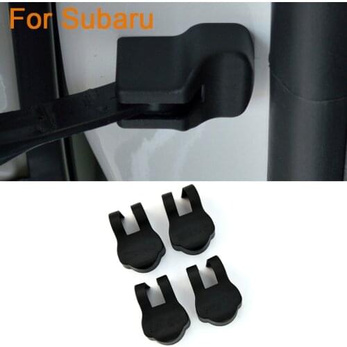 4pcs/lot Car styling Door Check Arm Protection Cover For Subaru Outback XV Forester Legacy Impreza Tribeca BRZ