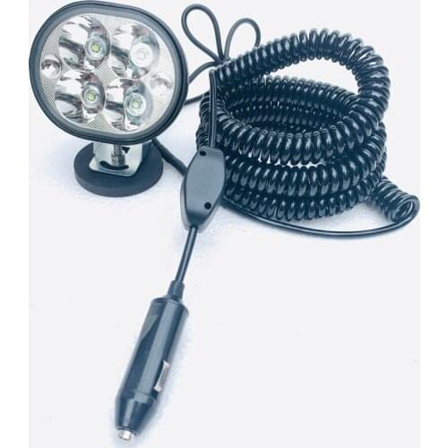 40w Magnet Mounts Spot beam Offroad headlight 4x4 Car truck ATV driving fog light lamp SUV Boat UTV Trailer Led work light bar