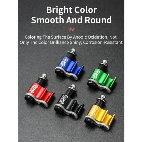 5pcs Bike Cable Housing Guide Brake Shifter Line Adapter Hydraulic Brake Hose Buckle Mtb Frame Cable Conversion Clamp