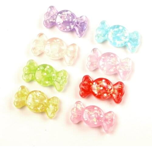 20Pcs 30x15mm Mixed Clear Flower Resin Decoration Crafts Flatback Cabochon Embellishments For Scrapbooking Diy Accessories