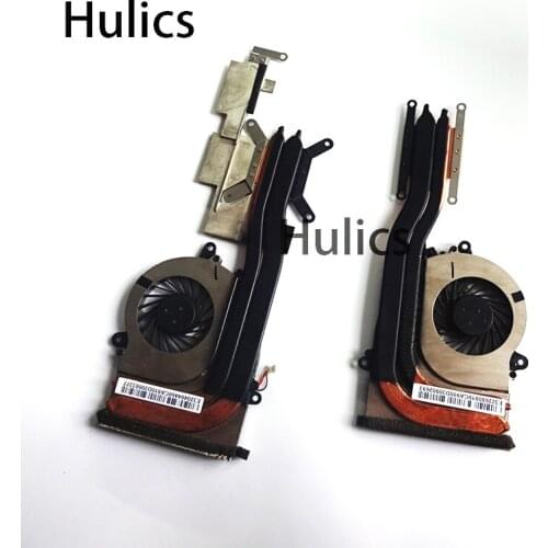 Hulics Original MS-17711 For MSI GS70 laptop heatsink COOLING FAN E322600010 E320404460 212A087077081A3265 212A087077080A3261