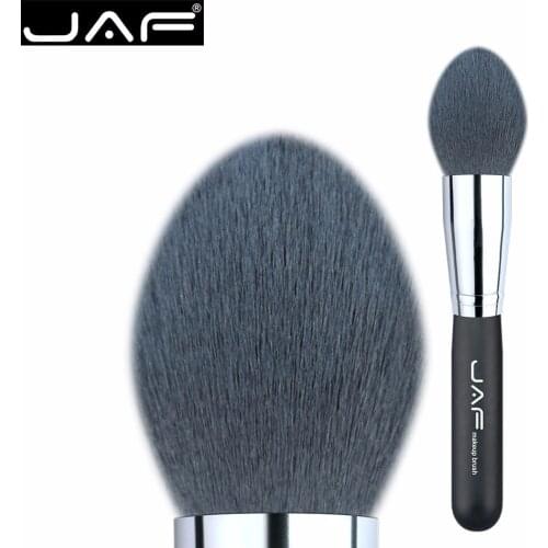 JAF 18SKYG Tapered Kubuki Brush with A Point Tip for Applying Powder Blush Or Contour Shades Onto The Cheeks And Temples