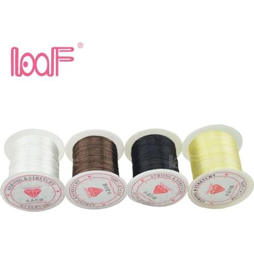 LOOF 1roll 0.8mm, 10m Crystal Elastic Stretchy String Corda memory wire For Jewelry findings or Hair Extension Thread/wig Wire