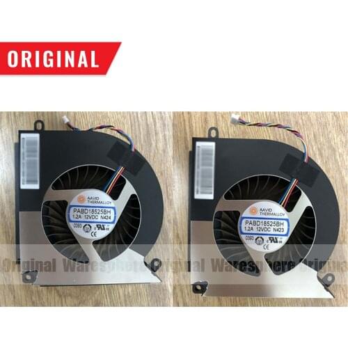 New Laptop GPU GPU Cooling Fan for MSI GT76 MS-17H1 PABD18525BH E330401590MC E330800900MC N423 N424 1.2A 12VDC 4 PIN