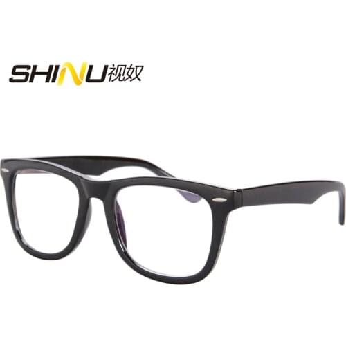 Anti Blue Ray Computer Eyewear UV400 Antifatigue Eyeglasses Women Men Goggle Change Color Lenses Glasses Photochromic Sunglasses