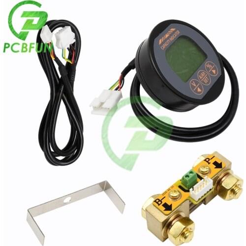 TR16 8V-80V 350A Coulomb Counter Meter Battery Capacity Indicator Ammeter Voltmeter Li-ion Lipo Lithium Battery Tester Monitor