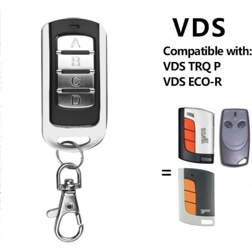VDS ECO-R TRQ P garage remote control rf universal VDS remote control 433.92MHz